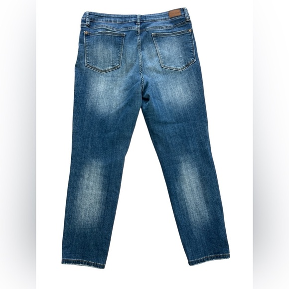 Judy Blue Jeans Relaxed Fit Dark Wash Denim Stretch Comfy Classic Easy Size 31 - Picture 4 of 8